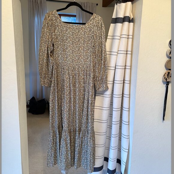 Doen Tide Dress in Cream Tisbury Paisley Size Medium - Picture 11 of 11